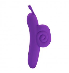 PRETTY LOVE - Snail Finger Vibrator (Chargeable - Purple)